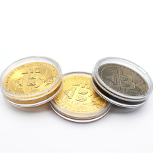 Wholesale Commemorative Souvenir Metal Bitcoin Euro Custom Challenge Gold Antiqu Coin